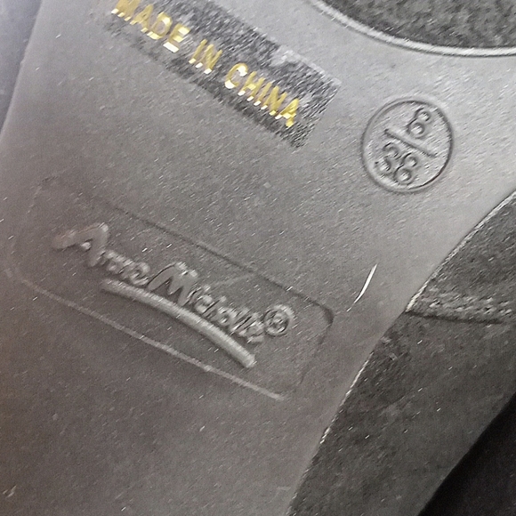 Anne Mitchelle Women Black Red Stretchy Ankle Sock Boots Size 8 - Picture 11 of 13